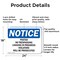Signmission Posted No Trespassing Logging In Progress OSHA Notice Sign, Aluminum, 24in W x 18in L, 2PK OS-2PACK-NS-A-1824-L-17728 - alternate 2